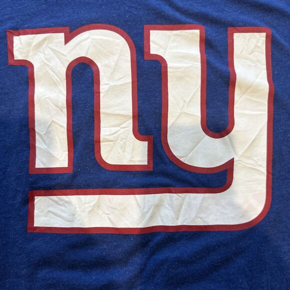 ‘47 Men’s New York Giants Imprint Club Royal Blue Logo Jersey Shirt Medium M NFL - Picture 6 of 9